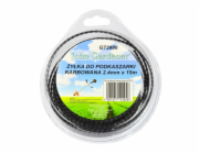 GEKO Struna do sekačky, 2,4mm, 15m, zvlněný profil, nylon GEKO