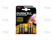 Duracell MN2400B4 Duracell Plus AAA 4 Pack