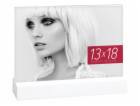 ZEP Dresda White           13x18 Acrylic w. wooden Base  ...