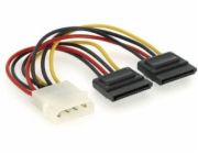 GEMBIRD Kabel redukce - rozdvojka napájení 1x 5,25" na 2x SATA