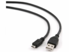 GEMBIRD Kabel USB 2.0 A-Micro B propojovací 0,5m (černý)