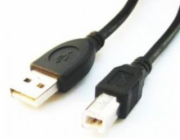GEMBIRD Kabel USB 2.0 A-B propojovací 4,5m Professional (černý, zlacené kontakty)