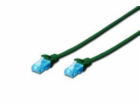 Digitus Ecoline Patch Cable, UTP, CAT 5e, AWG 26/7, zelen...