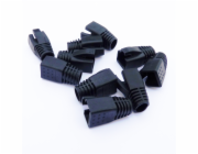 DATACOM Návlek pro plug RJ45 (CAT6A,CAT7) černý (10ks)