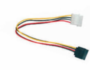 GEMBIRD Kabel SATA napájecí 15cm  1x 5,25 na 1xSATA