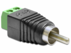 Delock Adapter RCA male > Terminal Block - Video / audio ...