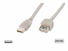 Digitus USB kabel prodlužovací A-A, 2xstíněný, měď, 1,8m,...