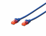 Digitus CAT 6 U-UTP patch cable, Cu, LSZH AWG 26/7, length 0.25 m, color blue