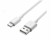 PremiumCord Kabel USB 3.1 C/M - USB 2.0 A/M, rychlé nabíjení proudem 3A, 2m, bílá