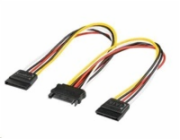 Kabel napájecí k HDD Serial ATA rozdvojka M/2xF 0,16m