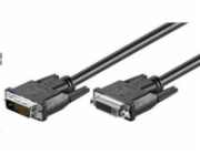 PremiumCord DVI-D prodlužovací kabel,dual-link,DVI(24+1),MF, 2m