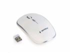 GEMBIRD Myš MUSW-4B-01-W, bílá, bezdrátová, USB nano rece...