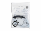 GEMBIRD Kabel USB A Male/Lightning Male, 1,5m, černý, kro...