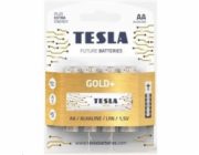 Tesla AA GOLD+ alkalická, 4 ks, ND