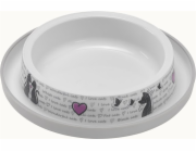 Flamingo Miska pro kočky In Love plastová 210ml