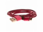 CELLFISH pletený datový kabel z nylonového vlákna, USB-C,...