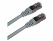 XtendLan patch kabel Cat6A, SFTP, LS0H - 5m, šedý