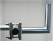 Držák antény na balkón, galvanický zinek, délka 20cm