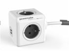 Allocacoc PowerCube Extended USB E(FR), 3m napájecí prodl...
