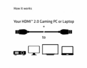 Club3D Kabel Certifikovaný HDMI 2.0 Premium High Speed 4K60Hz UHD, 1m