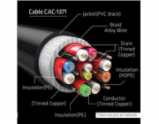 Club3D Kabel Ultra Rychlý HDMI Certifikovaný 4K 8K60Hz 48Gbps (M/M), 1m, 30 AWG