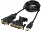 PREMIUMCORD Kabel adaptér USB - sériový port (COM, RS232,...