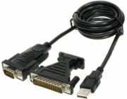 PREMIUMCORD Kabel adaptér USB - sériový port (COM, RS232, redukce)