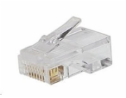 PREMIUMCORD Konektor RJ45 8pinů - na drát, balení 10ks v sáčku