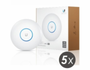 UBNT UniFi AP AC PRO 5-PACK (bez PoE!)  [vnitřní/venkovní AP, dual-band 2.4+5GHz (450+1300Mbps), MIMO, 802.11a/b/g/n/ac]