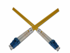 Optický patchkabel duplexní, LC-LC 9/125um SM, 15m, OS2