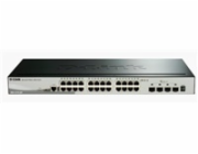D-Link DGS-1510-28X 28-Port Gigabit Stackable Smart Managed Switch including 4 10G SFP+ ports (smart fans)