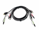 ATEN 1.8M USB HDMI KVM Cable with Audio