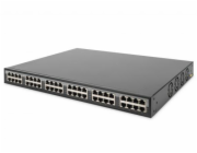 Digitus 24-Port/Ethernet/PoE+ injektor/370W, Switch