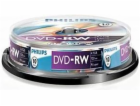 1x10 Philips DVD-RW 4,7GB 4x SP