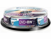 1x10 Philips DVD-RW 4,7GB 4x SP