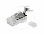 Konektor RJ45 CAT6A STP 8p8c stíněný, drát