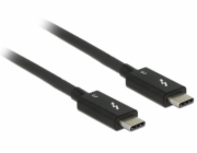 USB kabel Delock Thunderbolt 3 USB C -&gt; USB C (M / M) černý 0,5 m (84844)