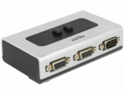 Delock - Přepínač - 3 x sériový - desktop, pro připevnění na zeď