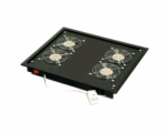 TRITON Ventilační jednotka horní (spodní), 4 ventilátory-230V/60W, termostat, šedá