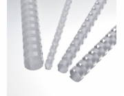 EUROSUPPLIES plastové hřbety/ formát A4/ 38mm/ bílé/ 50 pack