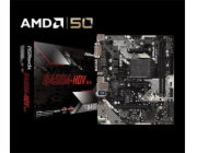 ASRock MB Sc AM4 B450M-HDV R4.0, AMD B450, 2xDDR4, VGA, mATX