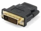 Equip AV adaptér HDMI – DVI-D černý (118908)