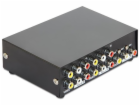 Delock Audio / Video (cinch) Switch 4-portový, manuální, ...