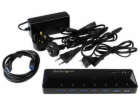 StarTech.com 9 Port USB 3.0 Hub - 7 x USB-A, 2 x USB-A Fa...