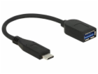 USB adaptér Digitus USB 3.1 C/A, 0,1 m, černý (65684)