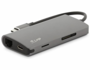 LMP USB-C mini Dock 8-port - Space Gray Aluminium