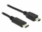 Delock Kabel USB Type-C™ 2.0 samec > USB 2.0 typ Mini-B s...