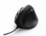 HAMA myš EMW-500/ bezdrátová/ optická/ 1800 dpi/ vertikální/ ergonomická/ 6 tlačítek/ USB/ černá