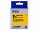 Epson Label Cartridge Pastel LK-5YBP Black/Yellow 18mm (9m)