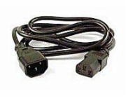 PREMIUMCORD Kabel napájecí 230V prodlužovací 1m